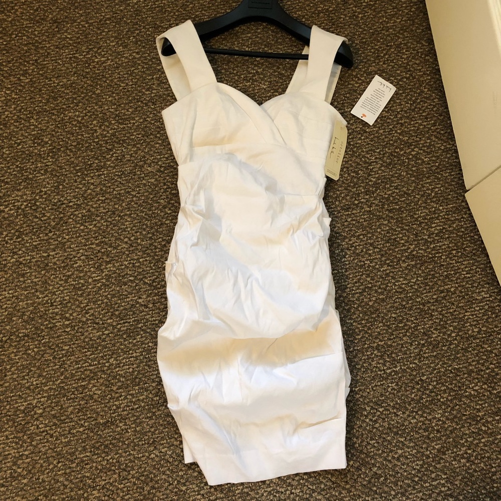 White Nicole Miller dress, size 4